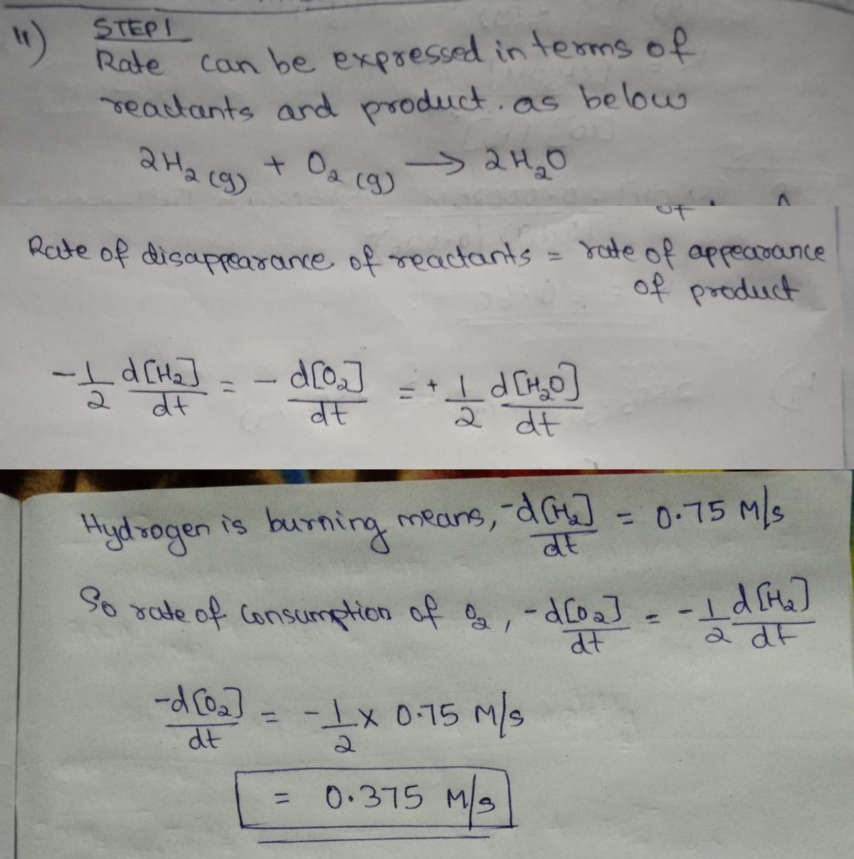 Chemistry homework question answer, step 1, image 1